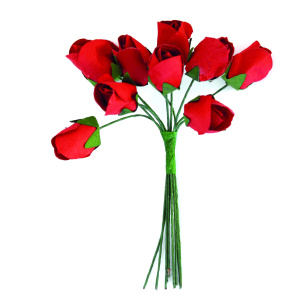 paberlill tulp punane