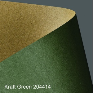 Disainpaber naturaalne Kraft Green
