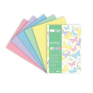 Värviline paber Deco - Spring A5/A4, 170g/20lk