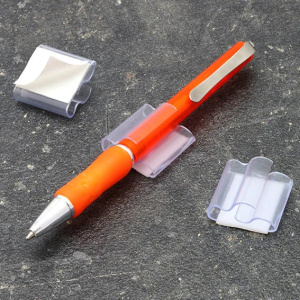 Kleebitav pliiatsihoidja, läbipaistev plastik